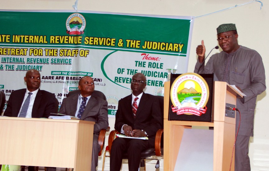 MEET THE REVENUE TARGET, OLUSOGA CHARGES REVENUE OFFICERS. - Ekiti Standard News